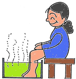 冷え取り健康法　足湯
